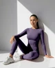 Женский спортивный лонгслив Nordvik Pro-Fit Dry Run Фиолетовый 2XL - изображение 5