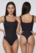 Женское компрессионное боди Nordvik Sculpt-Body Halter-Neck Черный XL - изображение 2