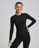 Женский спортивный лонгслив Nordvik Pro-Fit Dry Run Черный 2XL - изображение 1