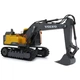 Екскаватор на радіокеруванні Volvo EC160E 1:26 2,4GHz, жовтий Jamara 406311 - зображення 4
