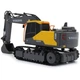 Екскаватор на радіокеруванні Volvo EC160E 1:26 2,4GHz, жовтий Jamara 406311 - зображення 5