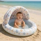 Басейн 100 см Wild Life Canopy надувне дно Swim Essentials 2025SE109 - изображение 2
