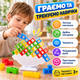 Настільна гра-балансир Tetris Game «Балансуюча вежа», 32 деталі, різнокольорові блоки, 3+ - зображення 4
