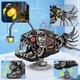 Конструктор механический DK Рыба-фонарь Удильщик в стиле стимпанк с LED-подсветкой, 1038 деталей, 7042 - изображение 4