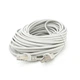 Патч-корд литий Merlion YG038 FTP, RJ-45, Cat.5e, 15 м, сірий, CCA - зображення 1