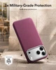 Чохол ESR Atelier Magnetic до iPhone 17 Pro/18 Pro Deep Burgundy (1A91500302) - зображення 4