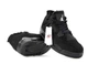 Чоловічі кросівки Air Jordan 4 Retro Mono Black текстиль хутро 45 чорний - изображение 1