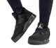 Чоловічі кросівки Air Jordan 4 Retro Mono Black текстиль хутро 45 чорний - изображение 5