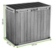 Садова скриня Keter Store It Out Darwin 1150L для зберігання інструментів, садового інвентарю, меблів, подушок та сміттєвих баків 263828 ясен - зображення 3