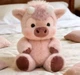 Игрушка «Бегающий телёнок» 45 см, розовый - изображение 1