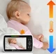 Відеоняня Baby Monitor OnePro SM-650 з 5-дюймовим РК-монітором/ з датчиком звуку/нічне бачення/поворотна відеоняня - изображение 8
