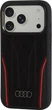 Etui plecki Audi R8 Genuine Leather MagSafe do Apple iPhone 18 Pro/17 Pro Black-Red (AU-TPUPCMIP18P-R8/D3-RD) - obraz 3