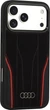 Etui plecki Audi R8 Genuine Leather MagSafe do Apple iPhone 18 Pro Max/17 Pro Max Black-Red (AU-TPUPCMIP18PM-R8/D3-RD) - obraz 2