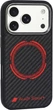 Etui plecki Audi RSQ Carbon Fiber Sport Red Circle MagSafe do Apple iPhone 18 Pro/17 Pro Black (AUS-TPUPCMIP18P-RSQ/D5-BK) - obraz 2