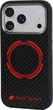 Etui plecki Audi RSQ Carbon Fiber Sport Red Circle MagSafe do Apple iPhone 18 Pro/17 Pro Black (AUS-TPUPCMIP18P-RSQ/D5-BK) - obraz 3