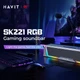Игровая колонка SOUNDBAR HAVIT SK221 6W USB+BT RGB Black+Gray - изображение 2