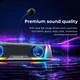 Игровая колонка SOUNDBAR HAVIT SK221 6W USB+BT RGB Black+Gray - изображение 6