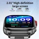 Смарт-часы UWatch Smart Energy Rubber Black 5BAR с 2 ремешками, чёрные - изображение 4