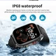 Смарт-часы UWatch Smart Energy Rubber Black 5BAR с 2 ремешками, чёрные - изображение 9