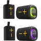 Беспроводная портативная колонка Defender Union 1.0 20W BT USB TF AUX 2-in-1 RGB Black (65139) - изображение 12