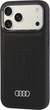 Etui plecki Audi Synthetic Leather Case MagSafe do Apple iPhone 18 Pro Max/17 Pro Max Black (AU-TPUPCMIP18PM-Q5/D1-BK) - obraz 3