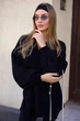 Кардиган женский Модель 2943 черный вязаный укороченный - изображение 4