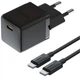 СЗУ Baseus Palm Fast Charger 20W (1USB-C) + кабель Type-C to Type-C (P10111602) Cluster Black - зображення 1