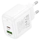 СЗУ Hoco CS55A Surplus PD30W+QC3.0 (1USB-A/1C) White - зображення 2