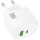 СЗУ Hoco CS55A Surplus PD30W+QC3.0 (1USB-A/1C) White - зображення 3