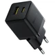 СЗУ Baseus Palm Fast Charger 30W (1USB-A/1C) (P1011160A) Cluster Black - зображення 3