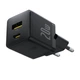СЗУ Baseus Palm Fast Charger PD20W+QC3.0 (1USB-A/1C) + кабель Type-C to Type-C (P10111608) Cluster Black - зображення 2