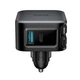 Автомобільний зарядний пристрій HOCO Z67A Triunfar PD60W(1C1A)+Type-C/iP car charger with dual telescopic cable and digital display dark Metal Gray (6942007680844) - изображение 5