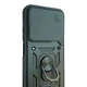 Чехол со шторкой камеры для ZTE Blade V80 Pro черный (противоударный, кольцо в авто) - изображение 4