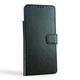 Чехол-книжка для ZTE Blade A76 черная (натуральная кожа, защита камеры, подставка) - изображение 1