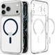 Etui plecki Spigen Ultra Hybrid MagSafe Case do Apple iPhone 18 Pro Max/17 Pro Max Clear Navy Blue (ACS12121) - obraz 2