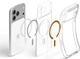 Etui plecki Spigen Ultra Hybrid MagSafe Case do Apple iPhone 18 Pro Max/17 Pro Max Transparent Orange (ACS12122) - obraz 5