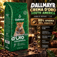 Кофе в зернах Dallmayr Crema d'Oro South America 1 кг арабика робуста ореховый фруктовый вкус жасмин мягкая кислотность для эспрессо caffè crema молочных напитков - изображение 1