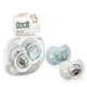 Пустышка силиконовая динамическая 3-6 месяцев 2 шт LOVI 22/883boy для мальчика от 3-6 мес - изображение 1