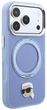 Etui do smartfona Apple iPhone 17 Pro Max / 18 Pro Max Karl Lagerfeld with Ring Stand 360 Karl Head Pin MagSafe Light Blue (KF003238) - obraz 4