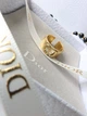 Каблучка Christian Dior золотиста Діор (200) - изображение 2
