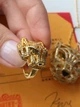 Сережки Cartier золотисті Картьє Голова пантери (211) - зображення 2