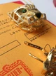 Сережки Cartier золотисті Картьє Голова пантери (211) - зображення 9