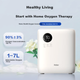 Портативный домашний кислородный концентратор Haier для пожилых и беременных женщин, регулируемый объем 7 л/5 л, компактный кислородный аппарат HA113 - изображение 4