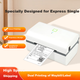 Принтер для экспресс-доставки Yinmai IP801BT с Bluetooth, печать этикеток 80 мм, высокоскоростная машина для печати этикеток для экспресс-доставки и электронной коммерции, термопринтер для печати штрих-кодов. - изображение 4