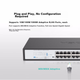 H3C 24-портовый гигабитный Ethernet + 2 гигабитных оптических коммутатора, неуправляемый коммутатор для установки в стойку корпоративного класса, сетевой кабельный разветвитель S1224F - изображение 5