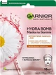 Тканинна маска для обличчя Garnier Skin Naturals Hydra Bomb заспокійлива з екстрактом ромашки та гіалуроновою кислотою 28 г (3600542385336) - зображення 1