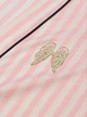 Короткий сатиновий халат у фірмову смужку (M/L) Victoria's Secret - зображення 3