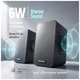 Акустическая система ColorWay BaseSound 2.0 USB Black (CW-SPU03BK) ColorWay CW-SPU03BK 1092338 - изображение 5