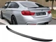 Спойлер багажника BMW 4-series Gran Coupe 4 Doors F36 2014-2021 M-Performance стиль чорний глянець - зображення 2