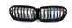 Ноздри решетки радиатора переднего бампера BMW 5 series BMW 5 series G30/G31 2020-2023 Black 1BAR colour - изображение 1